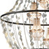 Elk Selene 5 Light CHANDELIER in Matte Black Satin Brass Clear Satin Brass Clear Finish Model: D4717