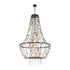 Elk Selene 5 Light CHANDELIER in Matte Black Satin Brass Clear Satin Brass Clear Finish Model: D4717