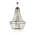 Elk Selene 5 Light CHANDELIER in Matte Black Satin Brass Clear Satin Brass Clear Finish Model: D4717