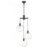 Elk Selina 22 Inch Wide Integrated LED Chandelier in Antique Brass Model: 4743-AN-CL