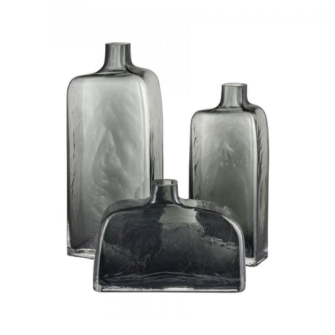 Elk Sellen Vase Short (2 pack) (2 pack) in Smoke Finish Model: S0014-10099