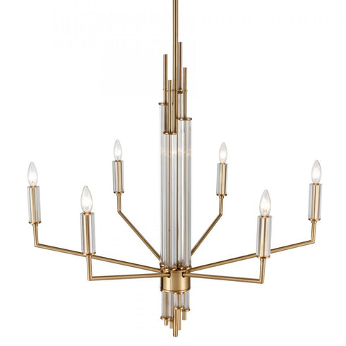 Elk Serena 34'' Wide 6 Light Chandelier Satin Model: 82296/6