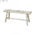 Elk Seta Spell BENCH OTTOMAN in Aged White Finish Model: 351-10726