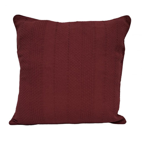 Elk Sevie 22x22 Inch Pillow in Maroon Model: HVT0897-10581