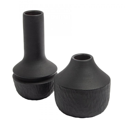 Elk Shadow Vase Medium Matte in Black Model: H0517-10718