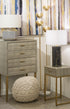 Elk Shagreen ACCENT TABLE in Gray Finish Model: 180-010