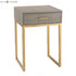 Elk Shagreen ACCENT TABLE in Gray Finish Model: 180-010