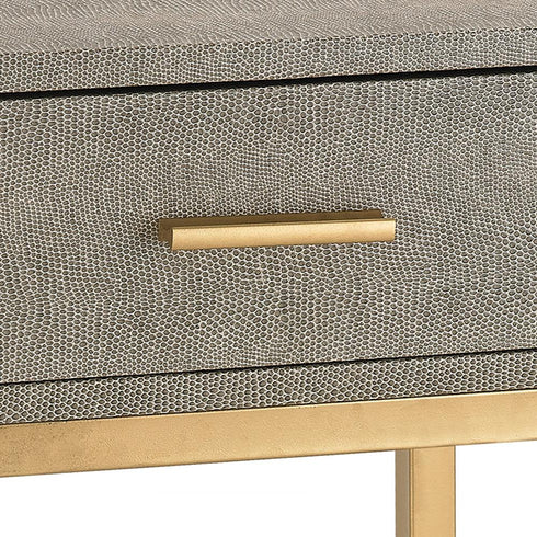 Elk Shagreen ACCENT TABLE in Gray Finish Model: 180-010