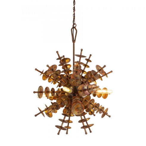 Elk Sigma 4 Light PENDANT in Autumn Brass Finish Model: H0808-7579