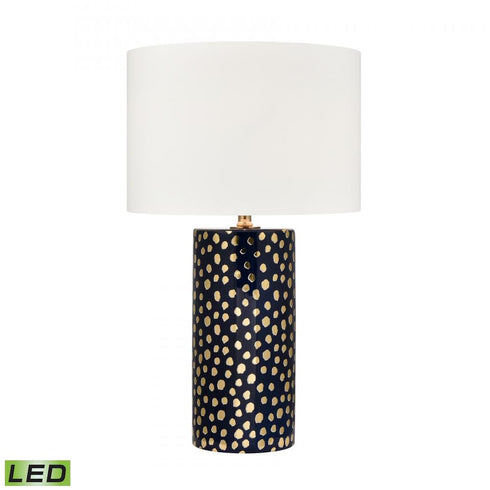 Elk Signe 26 Inch High 1 Light Table Lamp in Navy Includes LED Bulb Model: H0019-9512-LED