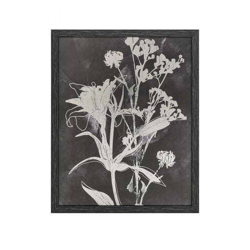 Elk Silhouette IV Framed Wall Art in Black Finish Model: S0056-10632
