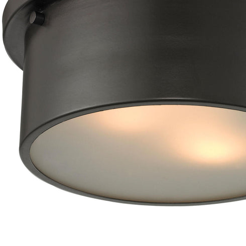 Elk Simpson FLUSH MOUNT in Oil Rubbed Bronze Finish Model: 11810/2