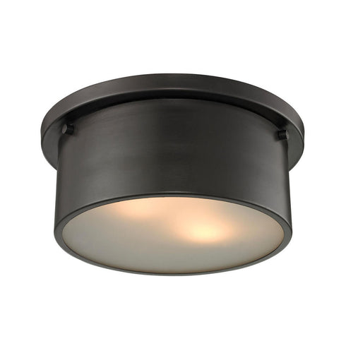 Elk Simpson FLUSH MOUNT in Oil Rubbed Bronze Finish Model: 11810/2