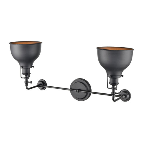 Elk Skillet SCONCE in Matte Black Finish Model: 47514/2