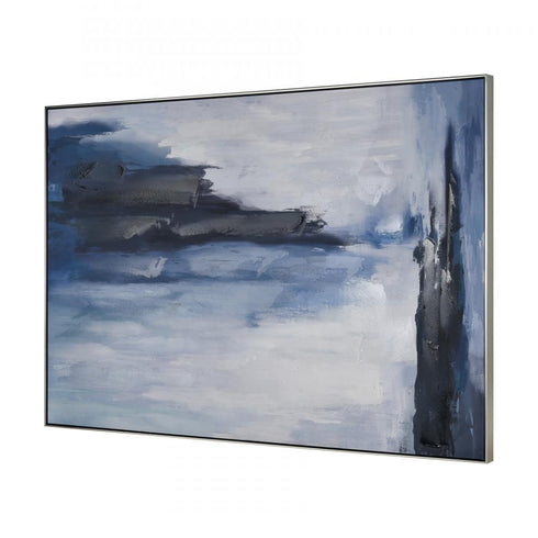 Elk Sky Swell Framed Wall Art in Navy Finish Model: S0016-10167