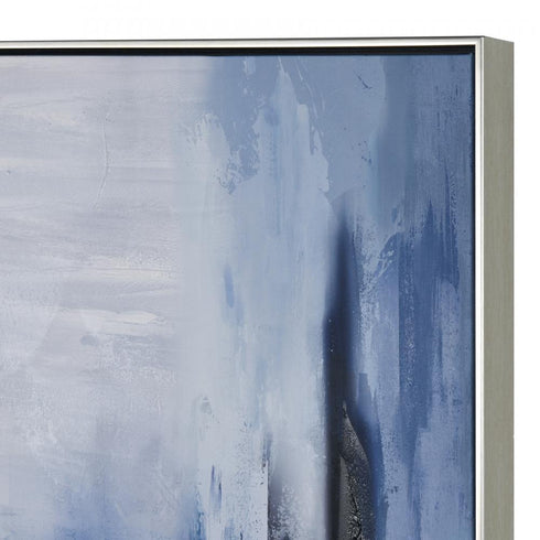 Elk Sky Swell Framed Wall Art in Navy Finish Model: S0016-10167