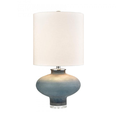 Elk Skye 28 Inch High 1 Light Table Lamp in Frosted Blue Model: H0019-11080
