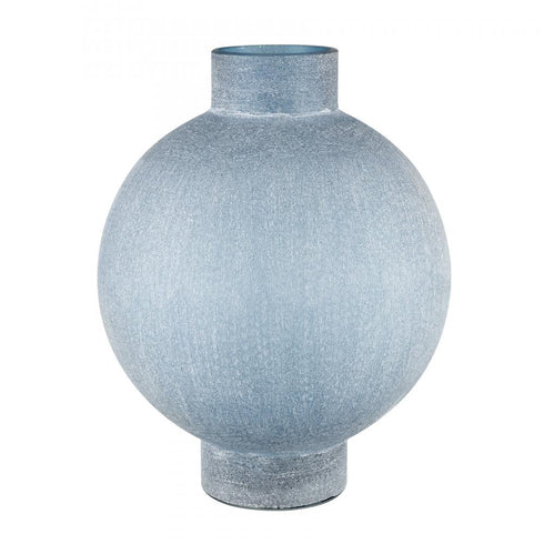 Elk_discontinued Skye Vase Medium in Blue Finish Model: H0047-10473