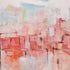 Elk Skyline Hues WALL ART in Pink Finish Model: S0016-8134
