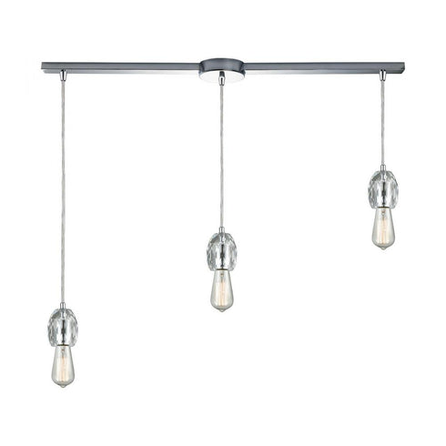 Elk Socketholder MINI PENDANT in Polished Chrome Finish Model: 33220/3L