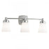 Elk Soft Square 22.25 Inch Wide 3 Light Vanity Light in Chrome Model: 8933-CH-SO