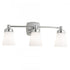 Elk Soft Square 22.25 Inch Wide 3 Light Vanity Light in Chrome Model: 8933-CH-SO