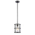 Elk Solace 7 Inch Wide 1 Light Mini Pendant in Matte Black Model: 82074/1