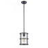 Elk Solace 7 Inch Wide 1 Light Mini Pendant in Matte Black Model: 82074/1