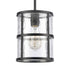 Elk Solace 7 Inch Wide 1 Light Mini Pendant in Matte Black Model: 82074/1