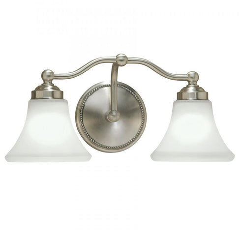 Elk Soleil 17.5 Inch Wide 2 Light Vanity Light in Brushed Nickel Model: 9662-BN-FL