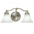 Elk Soleil 17.5 Inch Wide 2 Light Vanity Light in Brushed Nickel Model: 9662-BN-FL