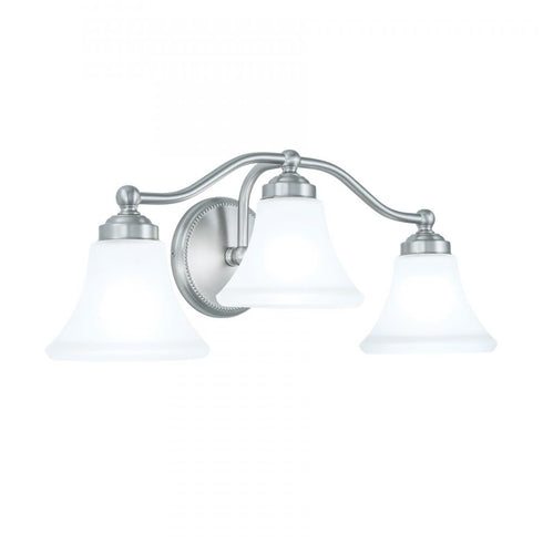 Elk Soleil 22.25 Inch Wide 3 Light Vanity Light in Brushed Nickel Model: 9663-BN-FL