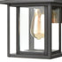 Elk Solitude 1 Light Sconce in Matte Black with Clear Glass Model: 87131/1