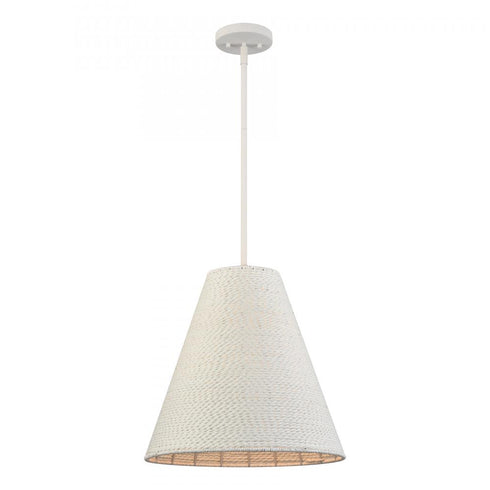 Elk Sophie 16'' Wide 1 Light Pendant White Model: 52258/1