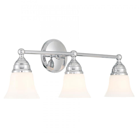 Elk Sophie 24 Inch Wide 3 Light Vanity Light in Chrome Model: 8583-CH-BSO