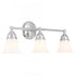 Elk Sophie 24 Inch Wide 3 Light Vanity Light in Chrome Model: 8583-CH-BSO