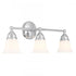 Elk Sophie 24 Inch Wide 3 Light Vanity Light in Chrome Model: 8583-CH-BSO