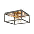Elk Spark FLUSH MOUNT in Matte Black Finish Model: 46364/4