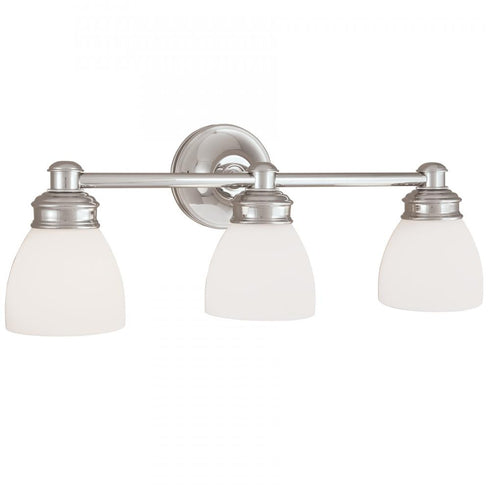 Elk Spencer 21.5 Inch Wide 3 Light Sconce in Chrome Model: 8793-CH-OP