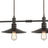 Elk Spindle Wheel ISLAND LIGHT in Oil Rubbed Bronze Finish Model: 69089/4