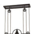 Elk Spindle Wheel ISLAND LIGHT in Oil Rubbed Bronze Finish Model: 69089/4