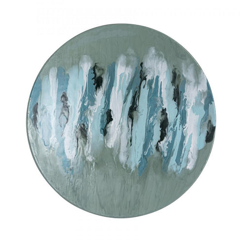 Elk Spindrift Dimensional Wall Art Set of 3 in Seafoam Green Enamel Model: S0806-11356/S3