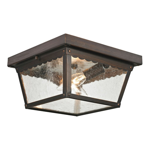 Elk Springfield FLUSH MOUNT in Hazelnut Bronze Finish Model: 9002EF/70