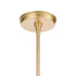 Elk Square To Round 6 Inch Wide 1 Light Mini Pendant in Champagne Gold Model: 82125/1