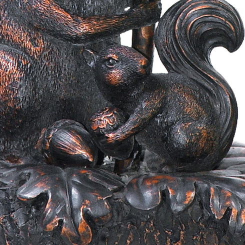 Elk Squirrel Acorn Light TABLE LAMP in Bronze Finish Model: 91-768