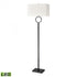 Elk Staffa 62 Inch High 1 Light Floor Lamp in Matte Black Includes LED Bulb Model: H019-7224-LED