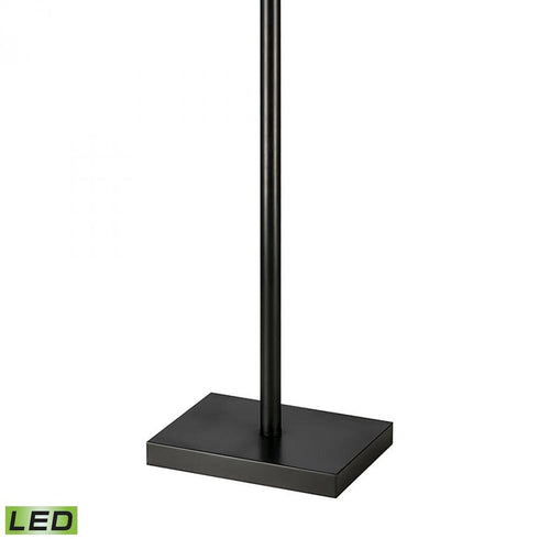 Elk Staffa 62 Inch High 1 Light Floor Lamp in Matte Black Includes LED Bulb Model: H019-7224-LED