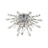 Elk Starbound 3 Light FLUSH MOUNT in Clear Chrome Chrome Finish Model: D4379
