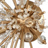Elk Starburst 26 Inch High 4 Light Sconce in Satin Brass Model: 12763/4