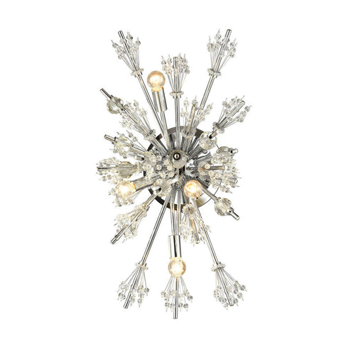 Elk Starburst SCONCE in Polished Chrome Finish Model: 11747/4